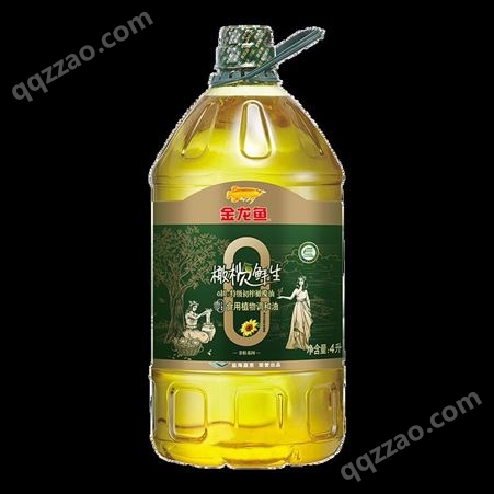 金龙鱼植物调和油 橄榄鲜生 初榨橄榄油4L 重庆团购批发