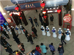 供应山东青岛四方利群超市商场导购机器人